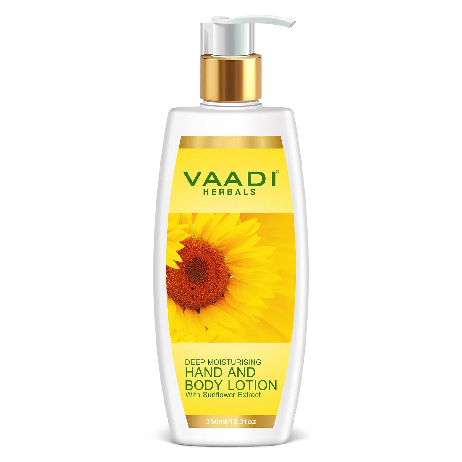 Лосьон для тела и рук с экстрактом подсолнечника, Vaadi Herbals, 350 мл