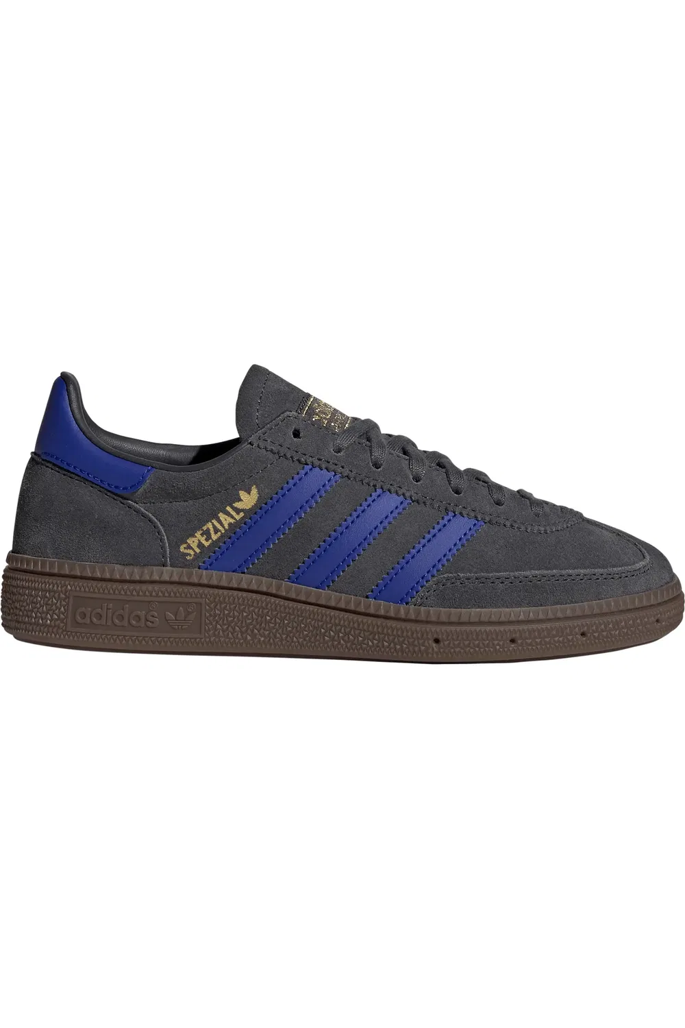 Кроссовки детские для гандбола Handball Spezial adidas, Carbon/Lucid Blue/Gum5 — фото 3