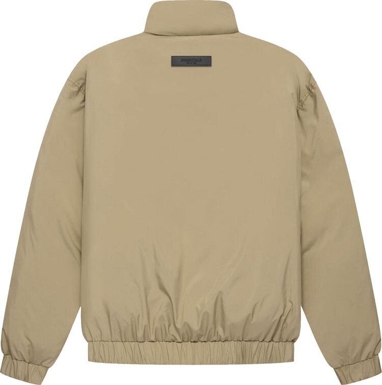Пуховик Fear of God Essentials Half-Zip Puffer 'Oak', зеленый — фото 3