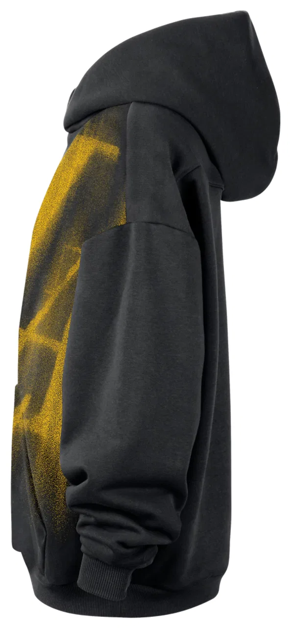 Мужское худи с капюшоном из флиса Nike Lakers Basketball Icon Hoodie, черный/белый — фото 3
