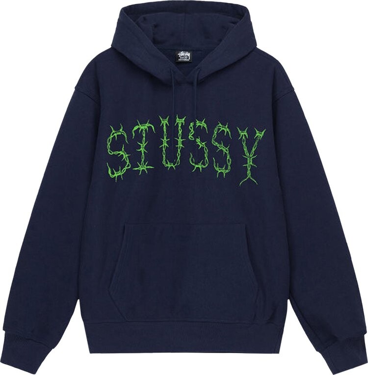 

Худи Stussy Barb Hoodie 'Navy', синий