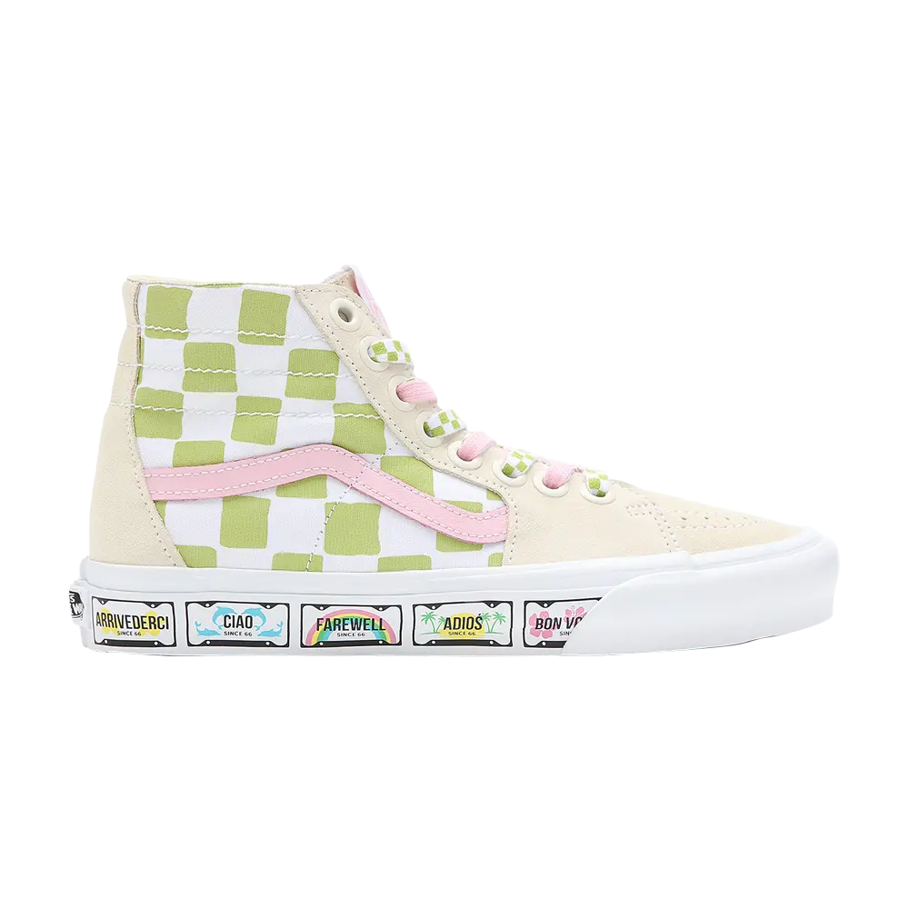 

Кроссовки Emma Mulholland on Holiday x Sk8-Hi Tapered Vans, желто-коричневый