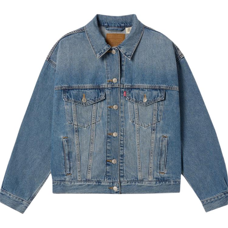 

Levis Джинсовая куртка женская средняя синяя, Medium Blue