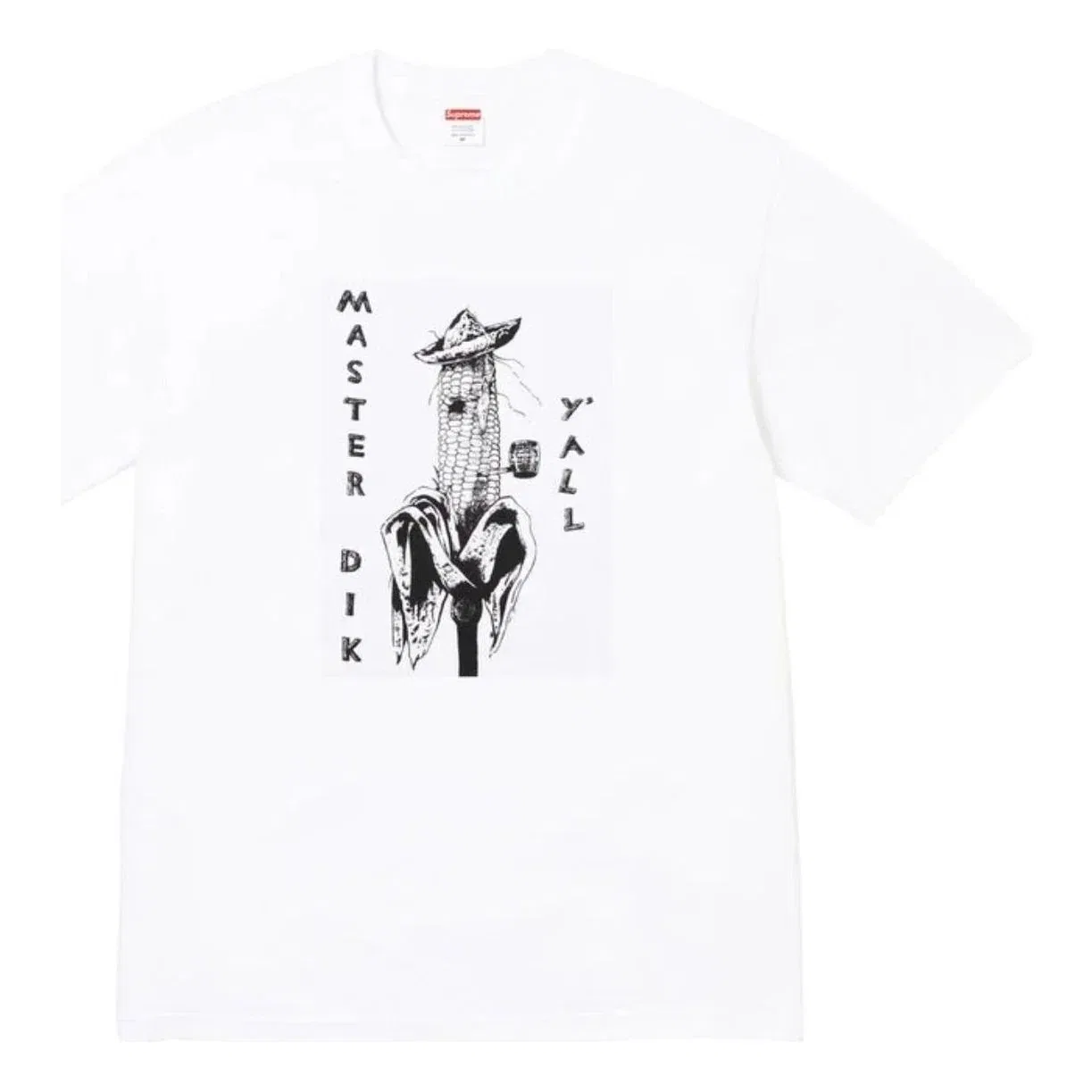 Футболка Supreme x Mike Kelley SS26, белая, SUP-SS26-175-WHT