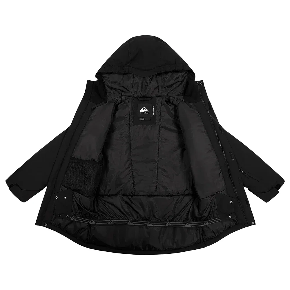 Куртка сноубордическая утепленная Mission solid insulated Quiksilver, черный — фото 3