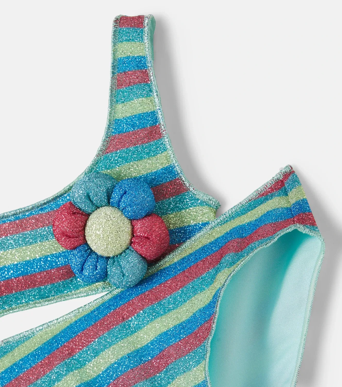 Комплект бикини с полосатым принтом Osemini Lumière Oseree Kids, Multicolor Stripes — фото 3
