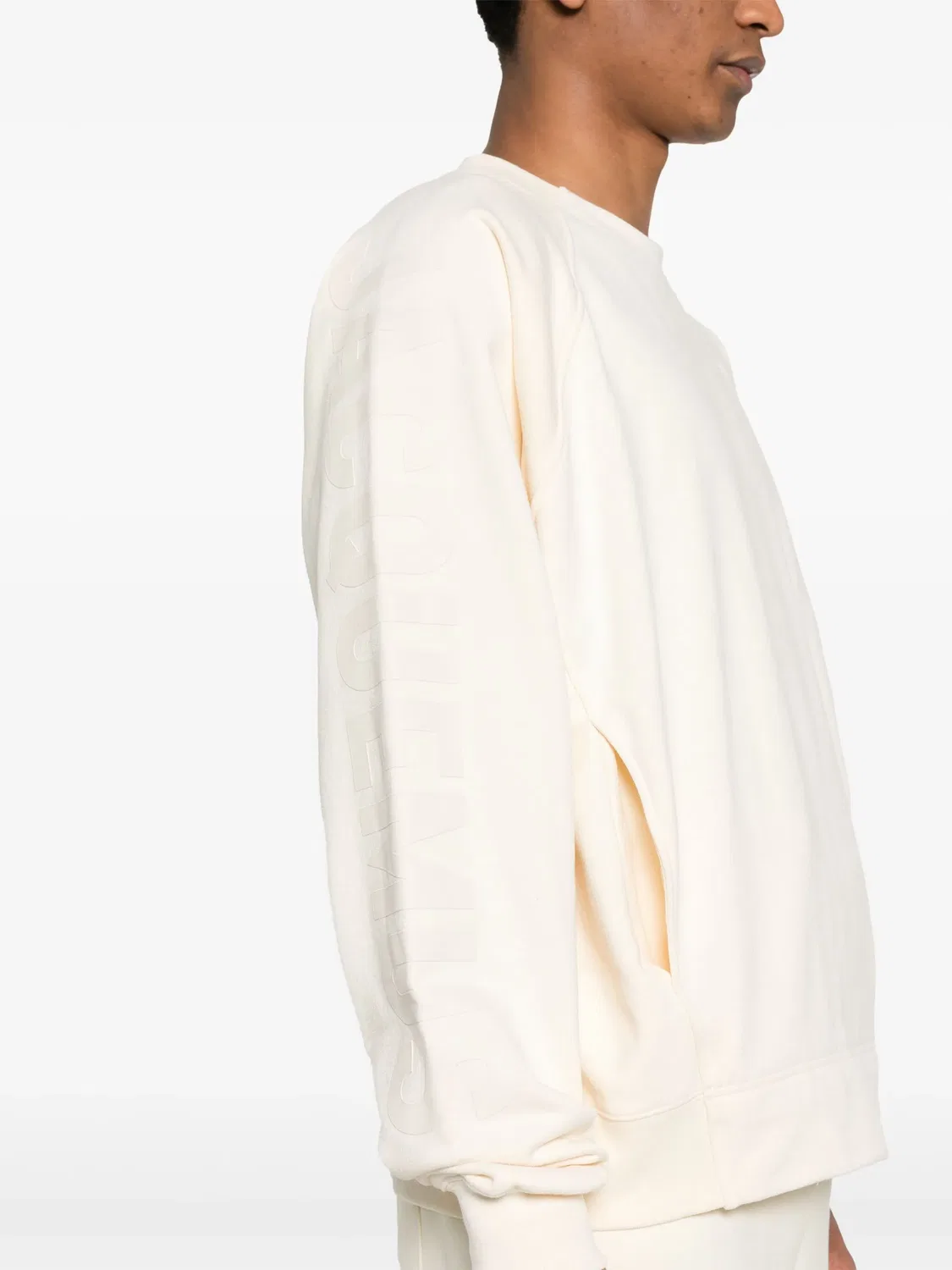 Толстовка Le Sweatshirt Typo от Jacquemus, нежно-бежевый — фото 2