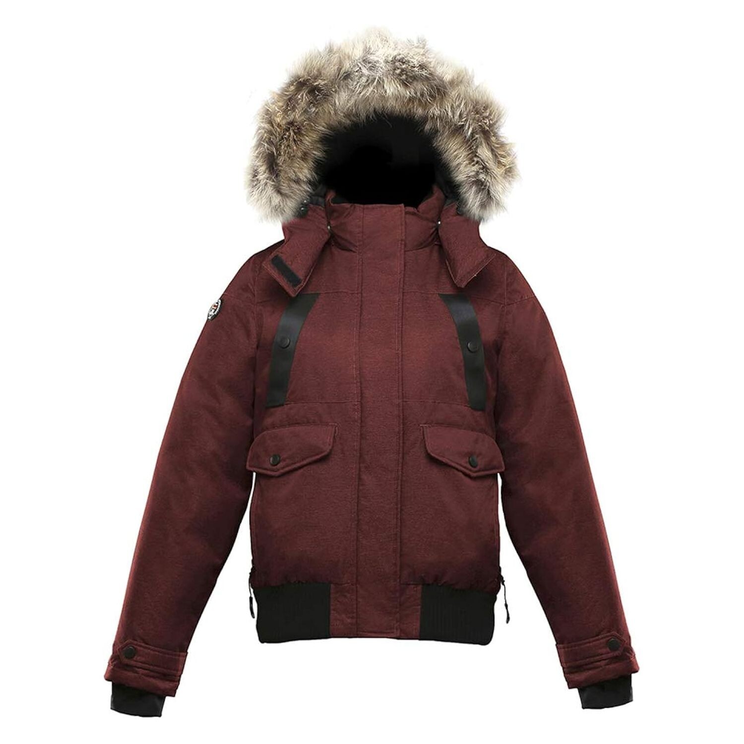 

Пуховик Triple F.A.T. Goose Norden Womens Winter Puffer, бордовый