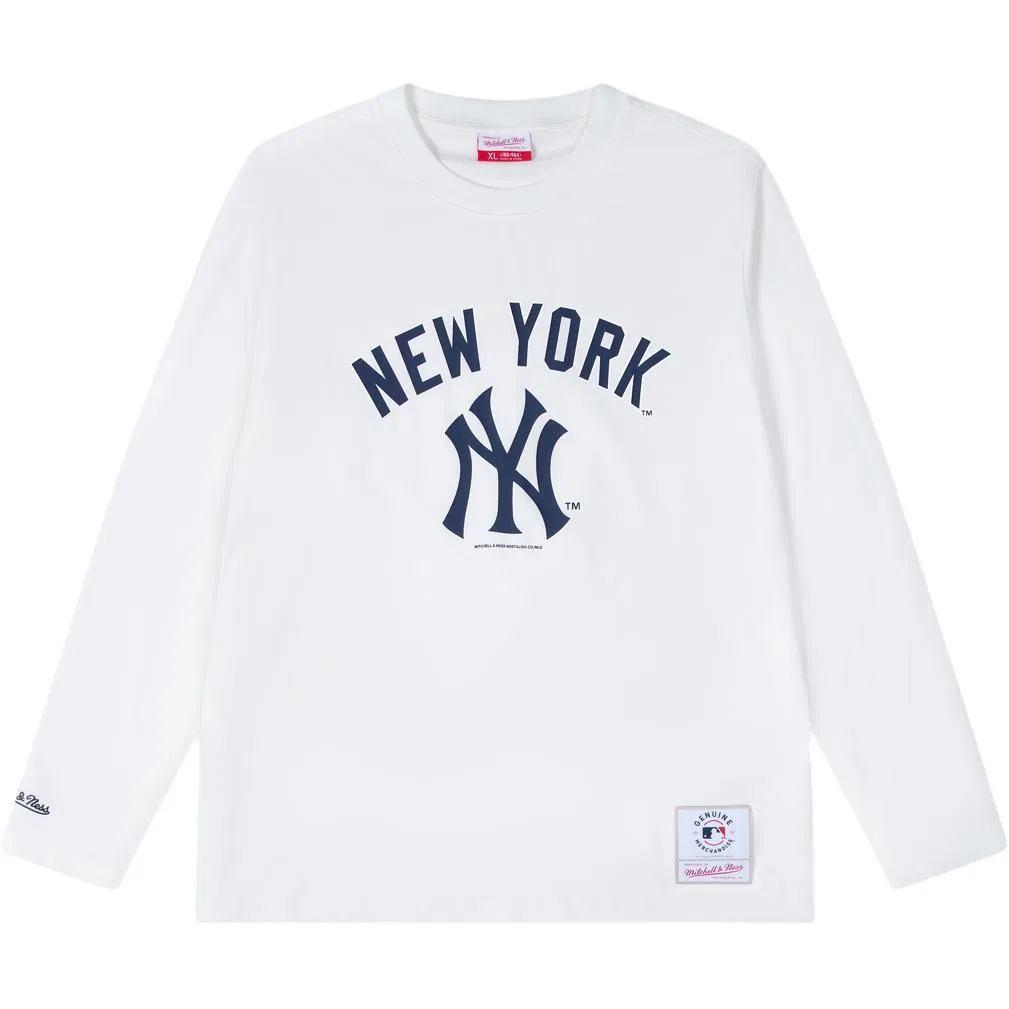 Детский свитшот унисекс с круглым вырезом New York Yankees Mitchell Ness