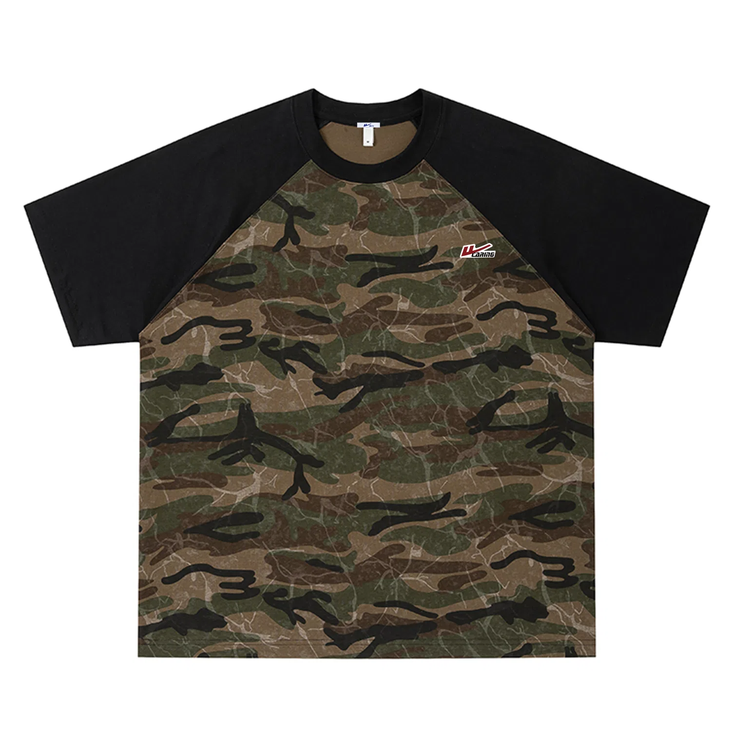 Детская футболка с принтом Camouflage Brown (DIY Badge) WARRIOR