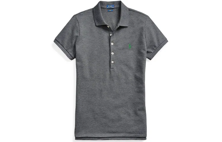 Женское поло Polo Ralph Lauren, Gray