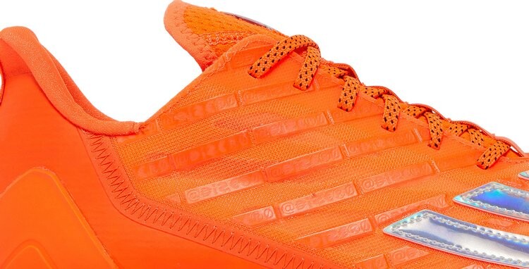 Бутсы Adidas Adizero Cleats 'Team Solar Orange Silver Metallic', оранжевый — фото 3
