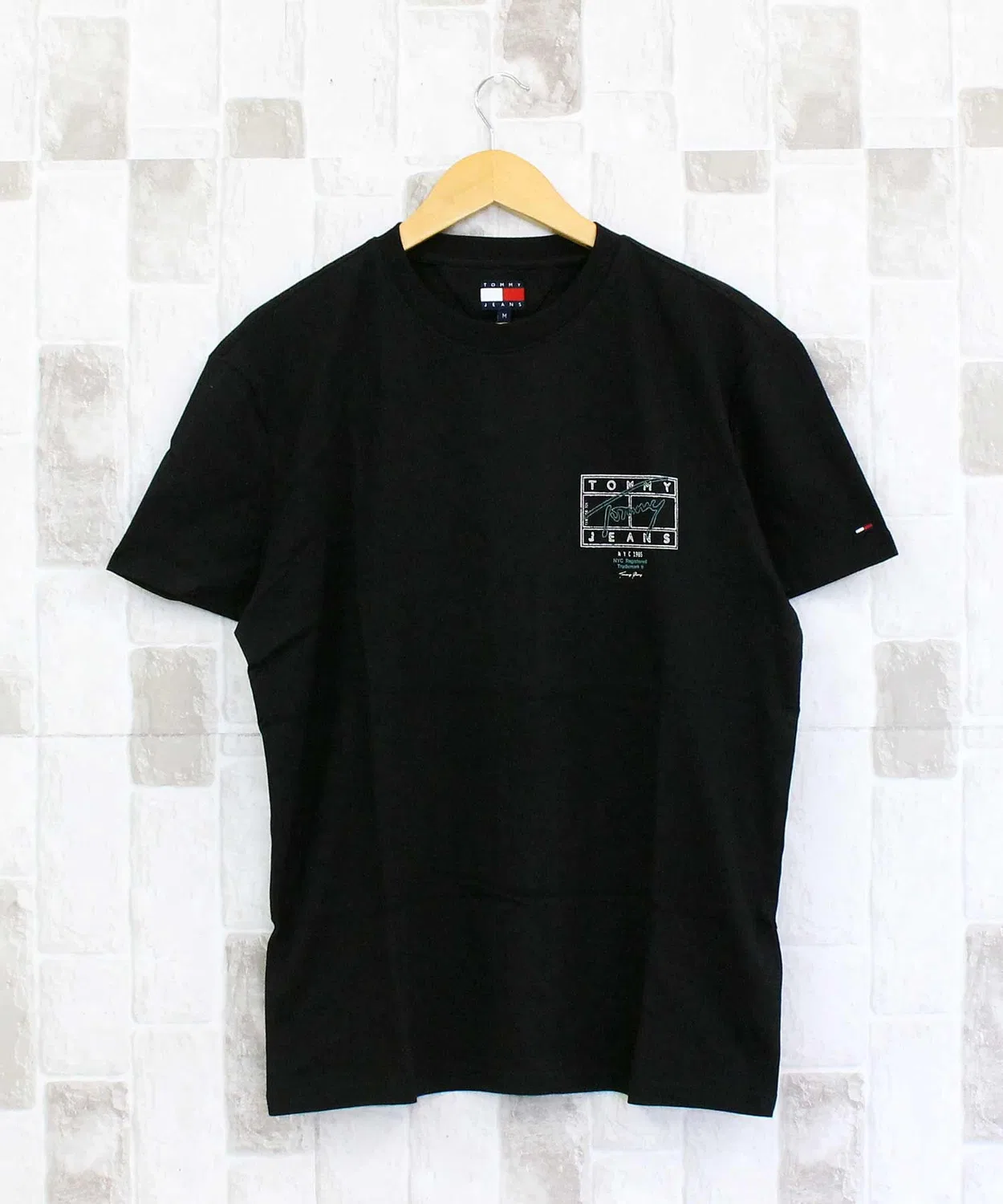 Мужская футболка с принтом TMJ Regular Sign Spray SS Back Print TOMMY HILFIGER, Natural — фото 2