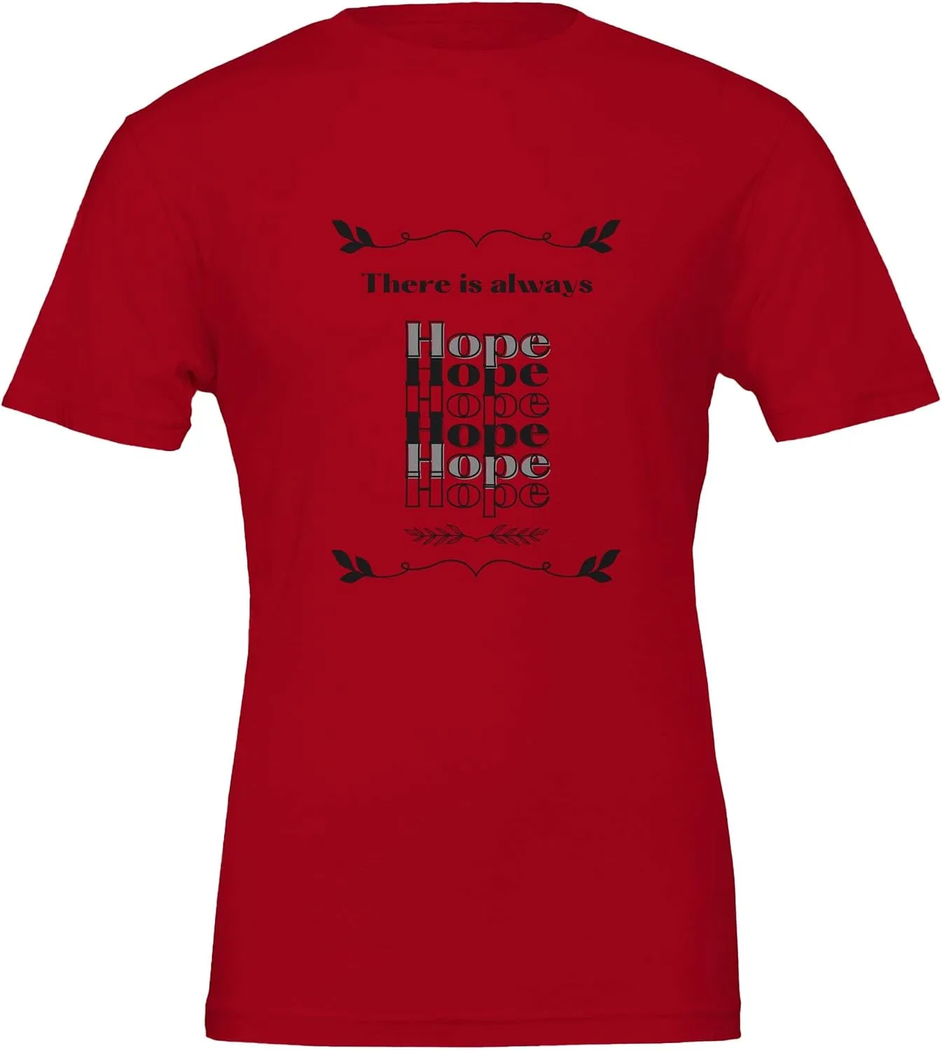 Футболка с принтом There is Always Hope, Red