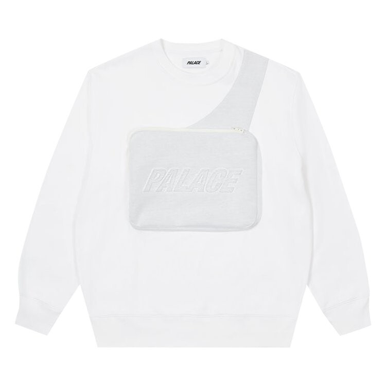 

Толстовка Palace Bag Crew 'White', белый