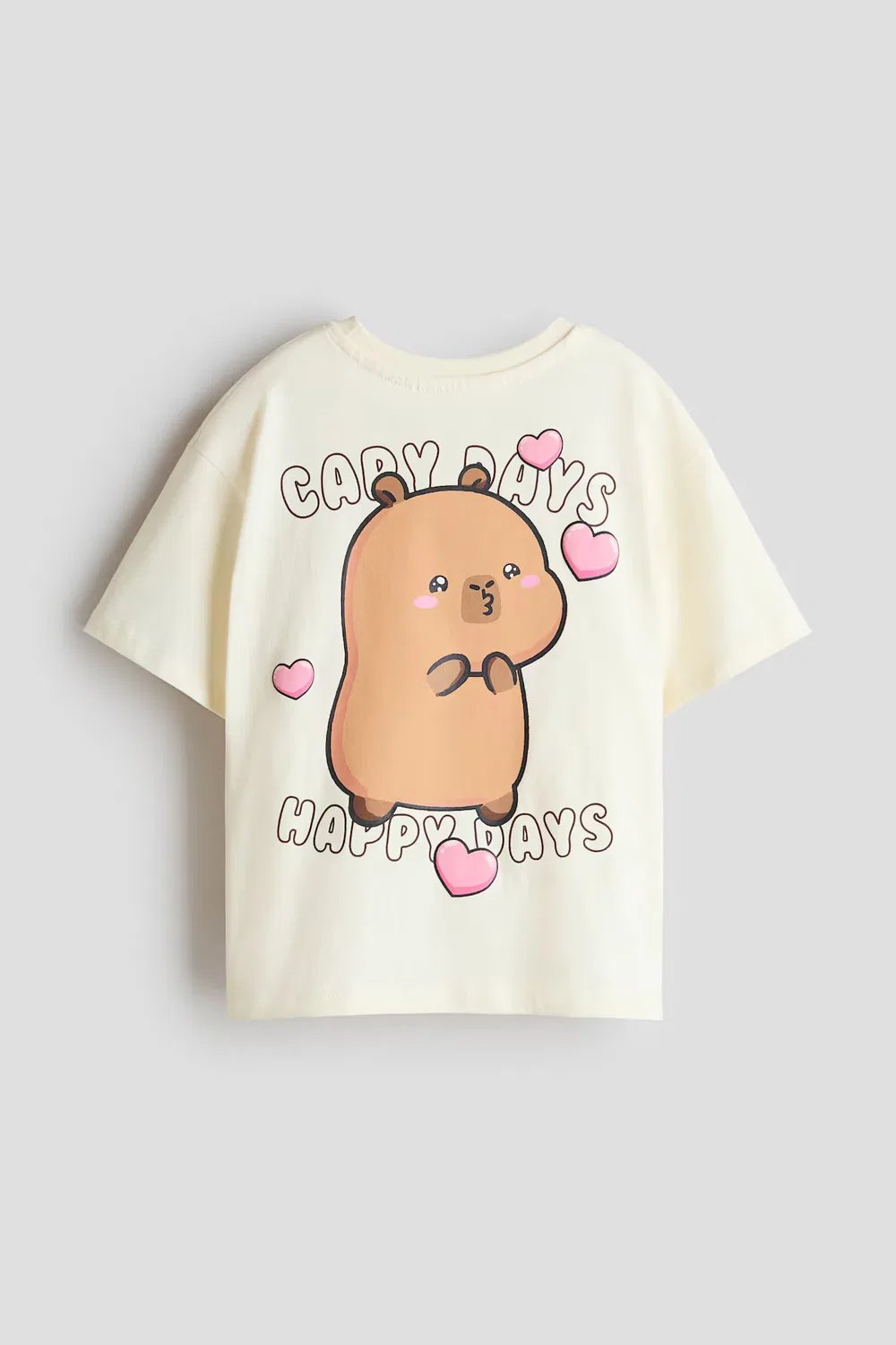 Хлопковый комплект из 2 предметов с принтом H&M, Cremefarben/Capyfun — фото 3