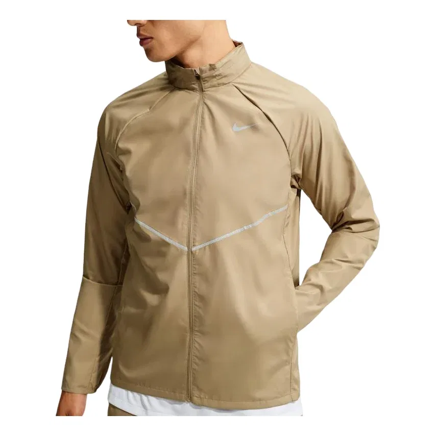 Мужская куртка Myler Repel UV Protection Running Jacket 'Filbert Tan Beige' Nike, Filbert/Tan/Beige