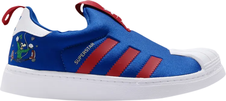 

Кроссовки Adidas Disney x Superstar 360 J, синий