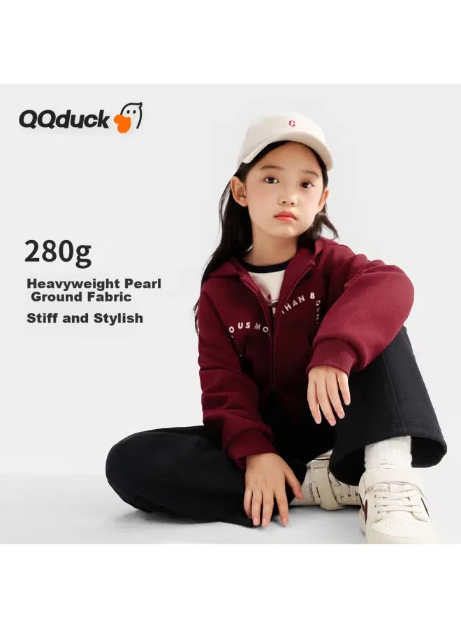 Штаны детские с принтом Qq Duck, черный — фото 4