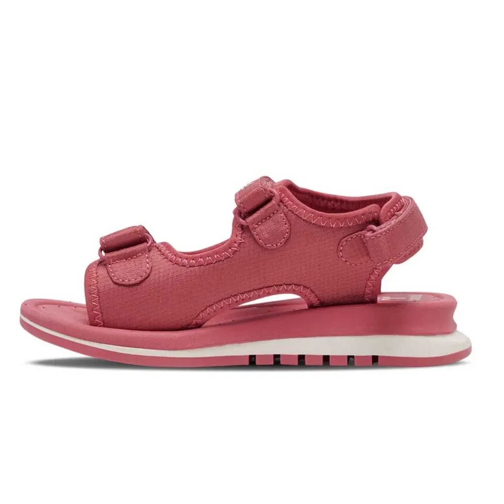 Детские сандалии для девочек с тремя липучками Zori Sandal Jr Hummel, Pink — фото 3