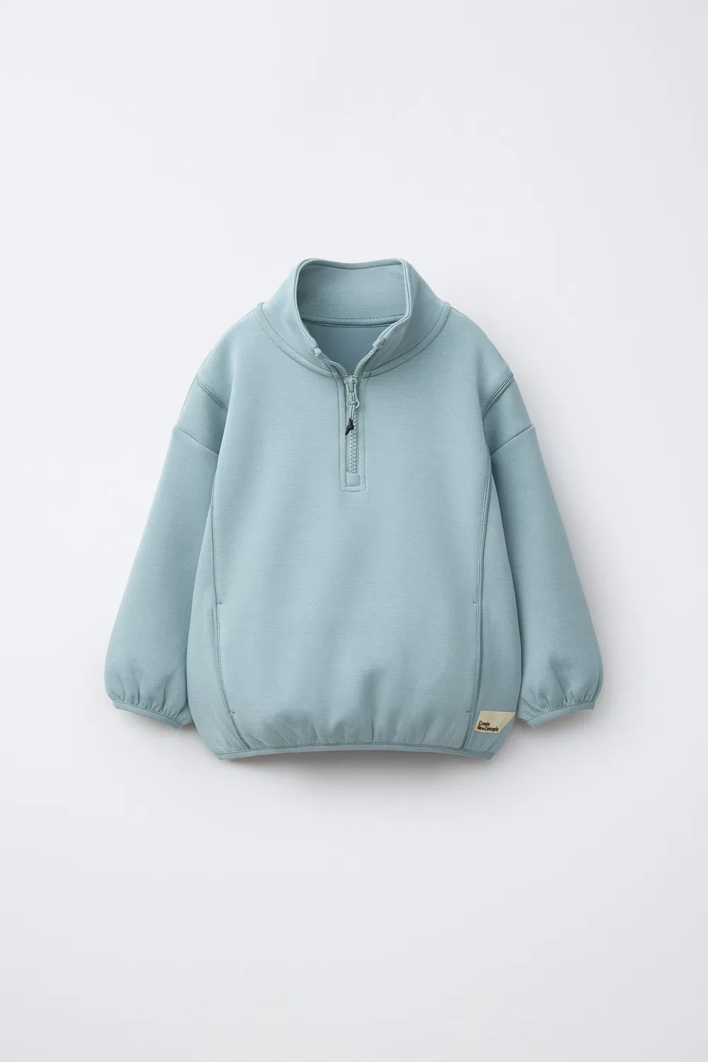 Толстовка с логотипом INTERLOCK ZARA, Light Blue