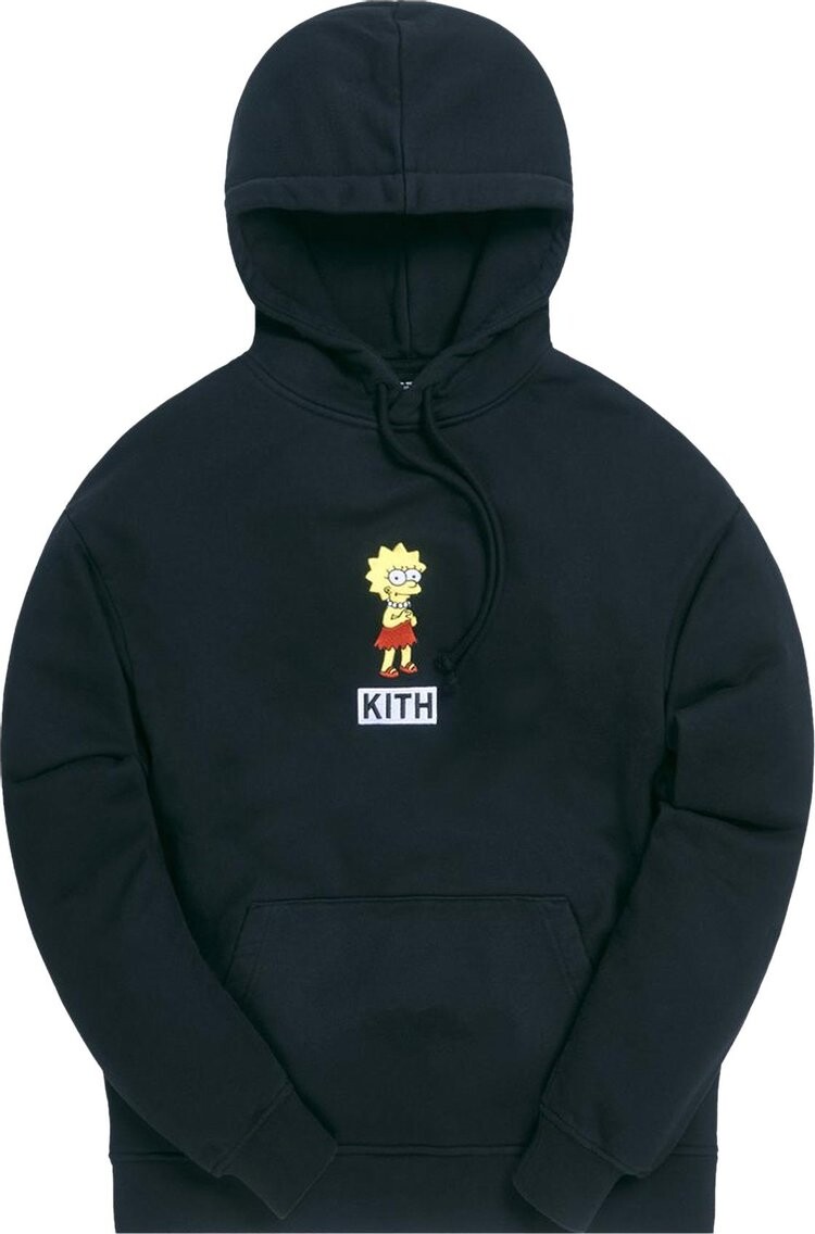 

Худи Kith For The Simpsons Lisa Logo Hoodie 'Black', черный