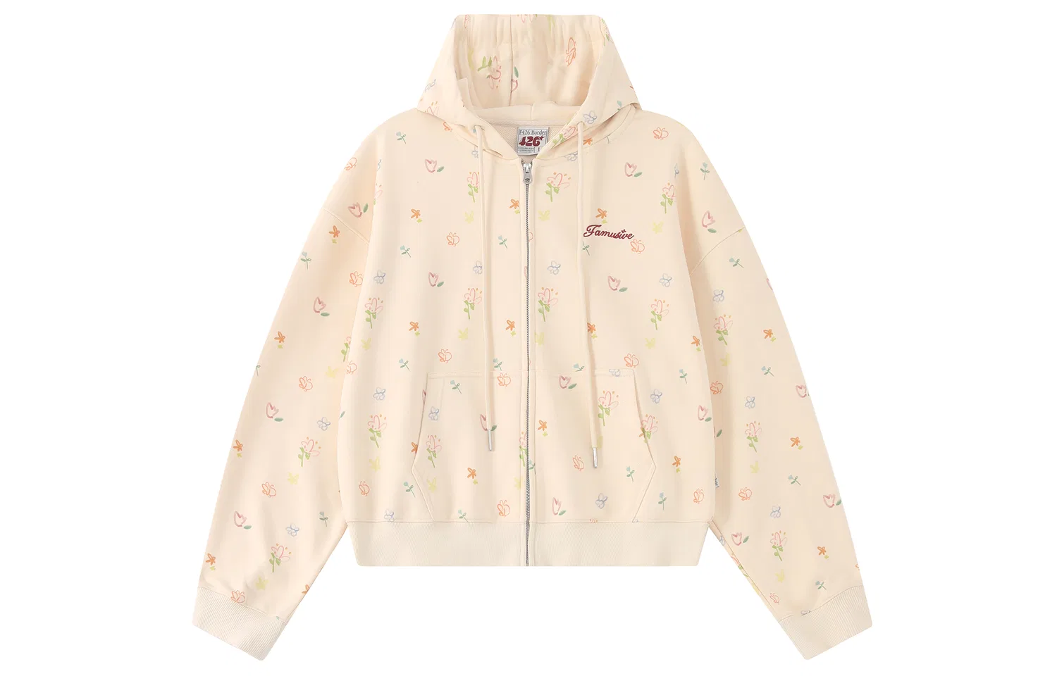 Детский худи с капюшоном и кардиганом F426, Beige Yellow