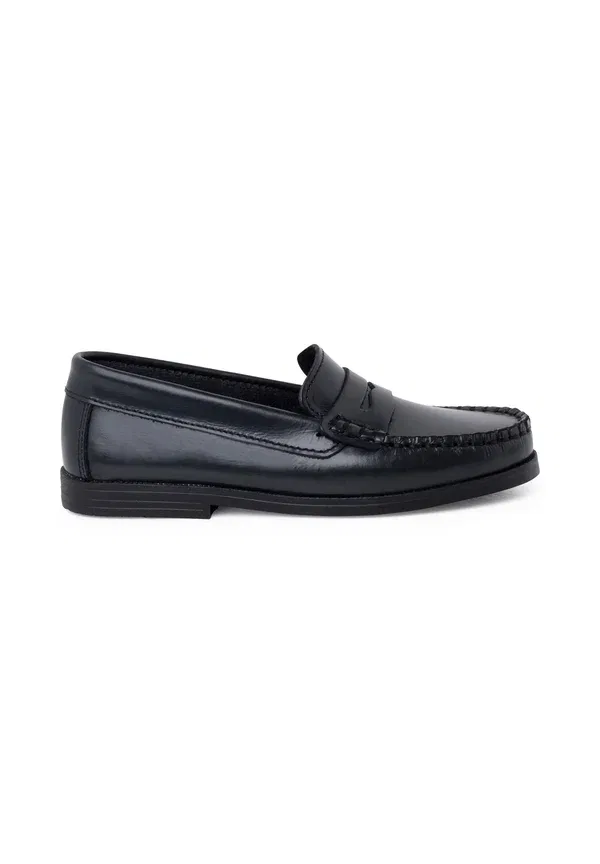Мокасины кожаные Castellanos Pisamonas, Navy, темно-синий