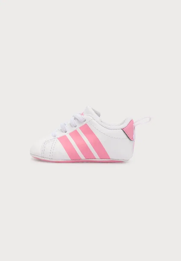 Детские туфли Grand Court Crib унисекс - первые туфли Adidas Performance, белый/розовый