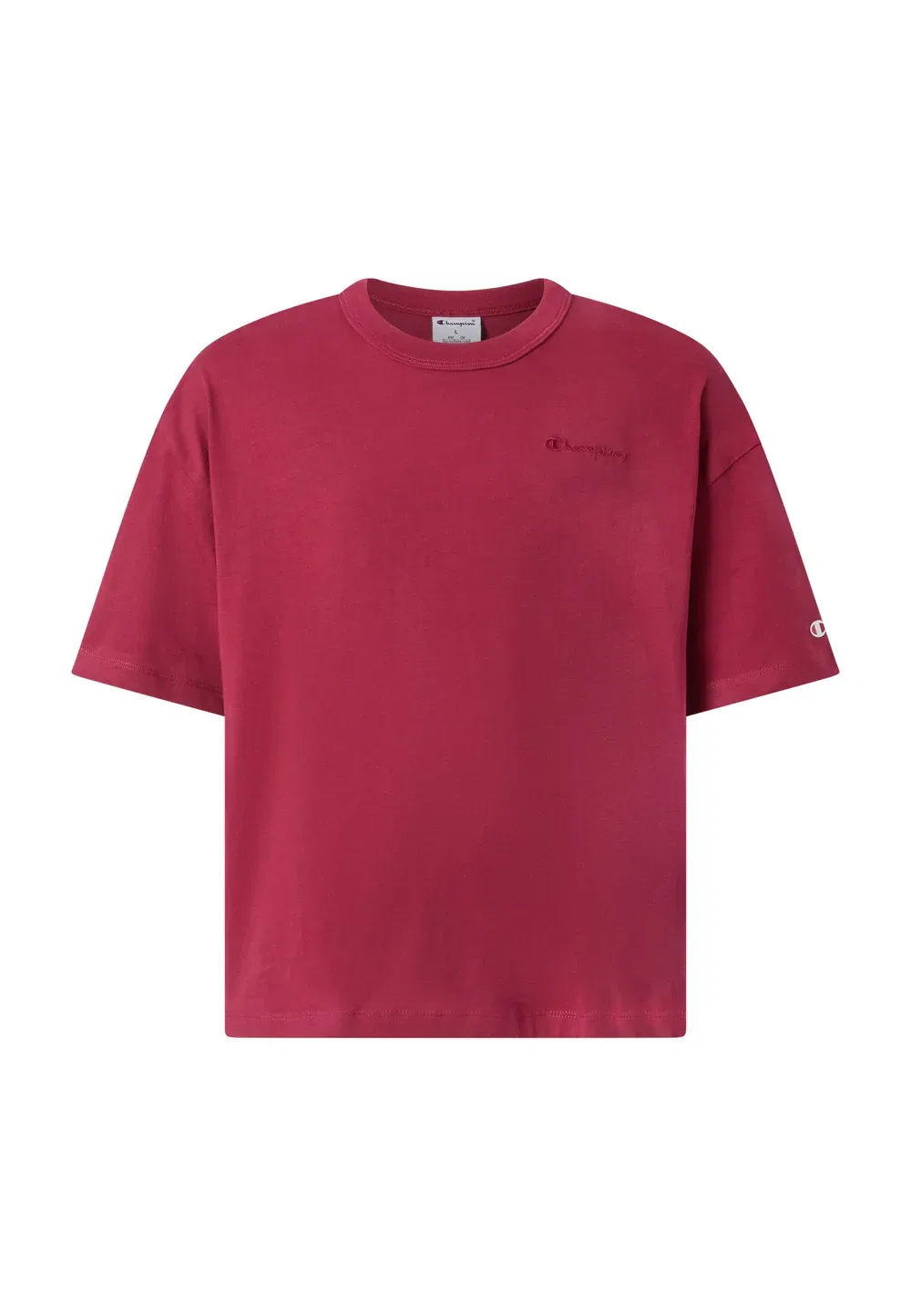 Спортивная футболка свободного кроя в классическом стиле Champion, Red — фото 4