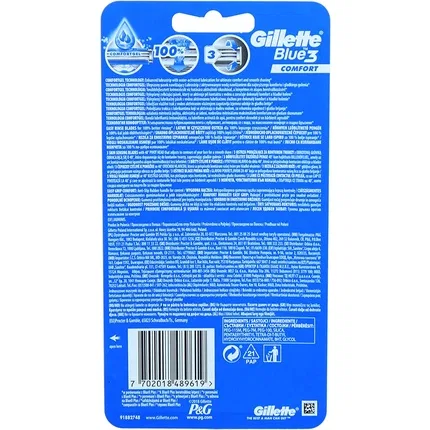 Бритвенные станки одноразовые Gillette Blue 3 Comfort, 3 шт.