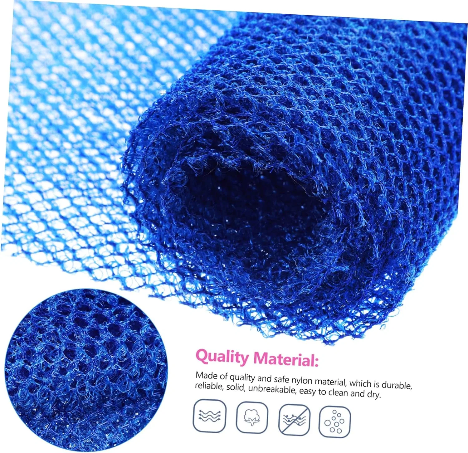 Набор мочалок для тела African Mesh Body Scrub, 4 шт, IWOWHERO, 72 г — фото 3