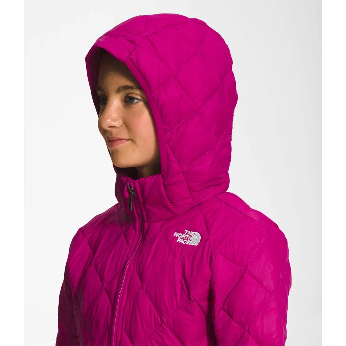 Куртка с капюшоном Thermoball, девичья, The North Face, Fuschia Pink — фото 3