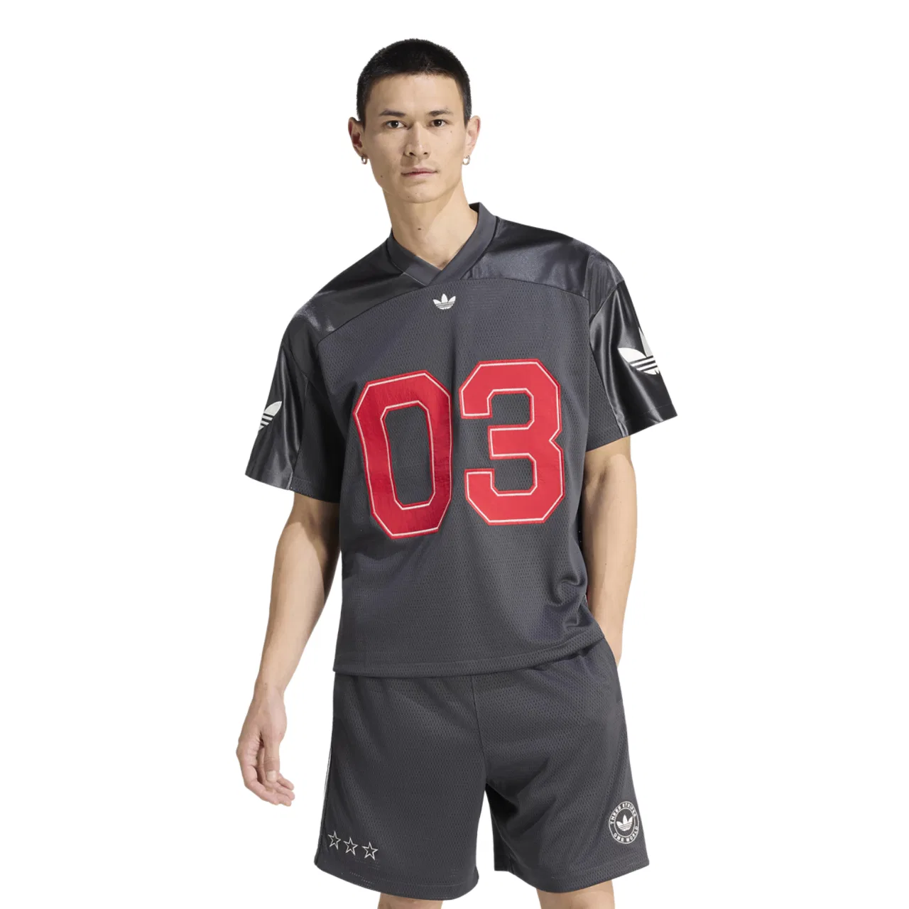 Футбольная джерси для мужчин Original Football Jersey Adidas, черный/красный