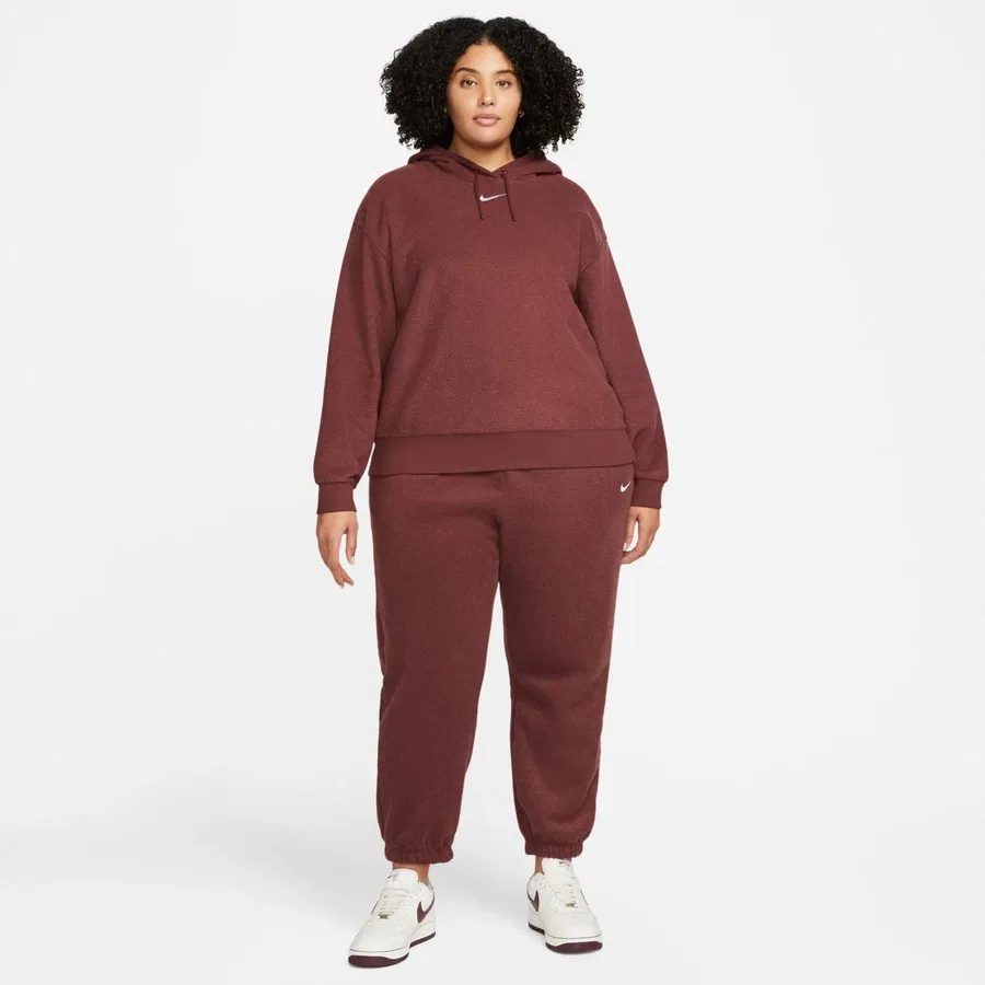 Женский свитшот с капюшоном Regular Fit Nike Sportswear Essentials Plush Hoodie, Бежевый