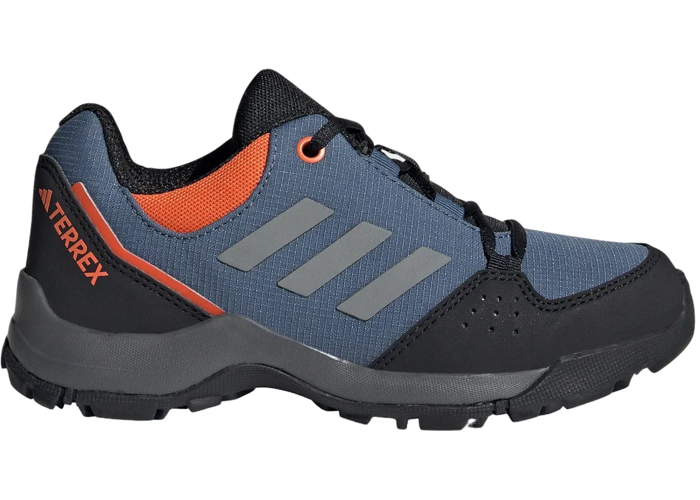 Детские кроссовки для активного отдыха Adidas Terrex Hyperhiker Low, Wonder Steel Grey Three Impact Orange
