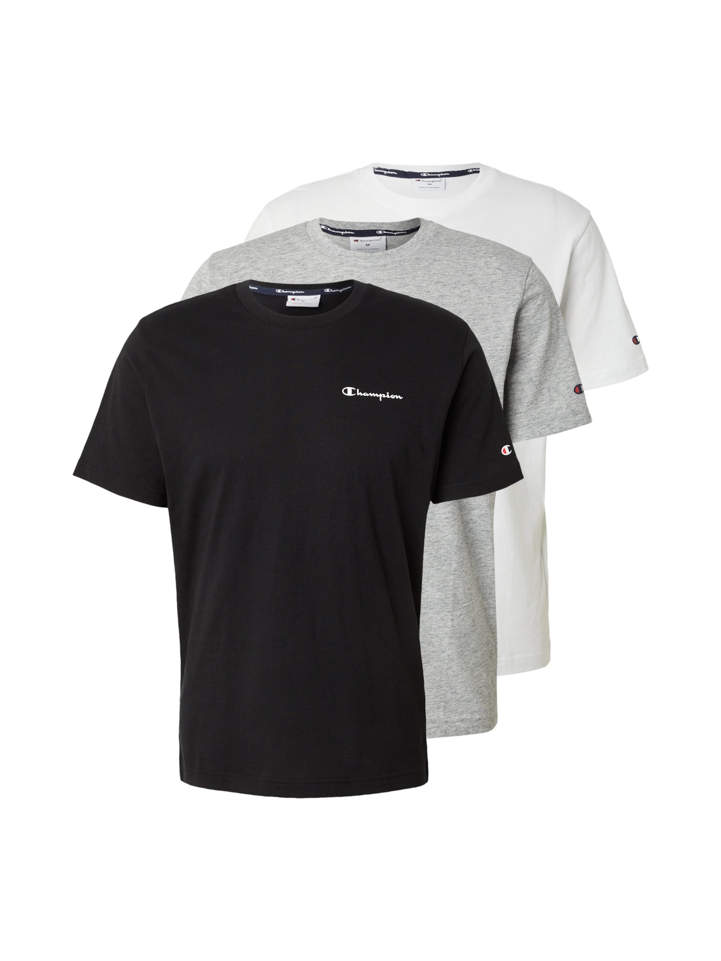 

Champion Authentic Athletic Apparel Футболка в крапинку, серый, черный, белый