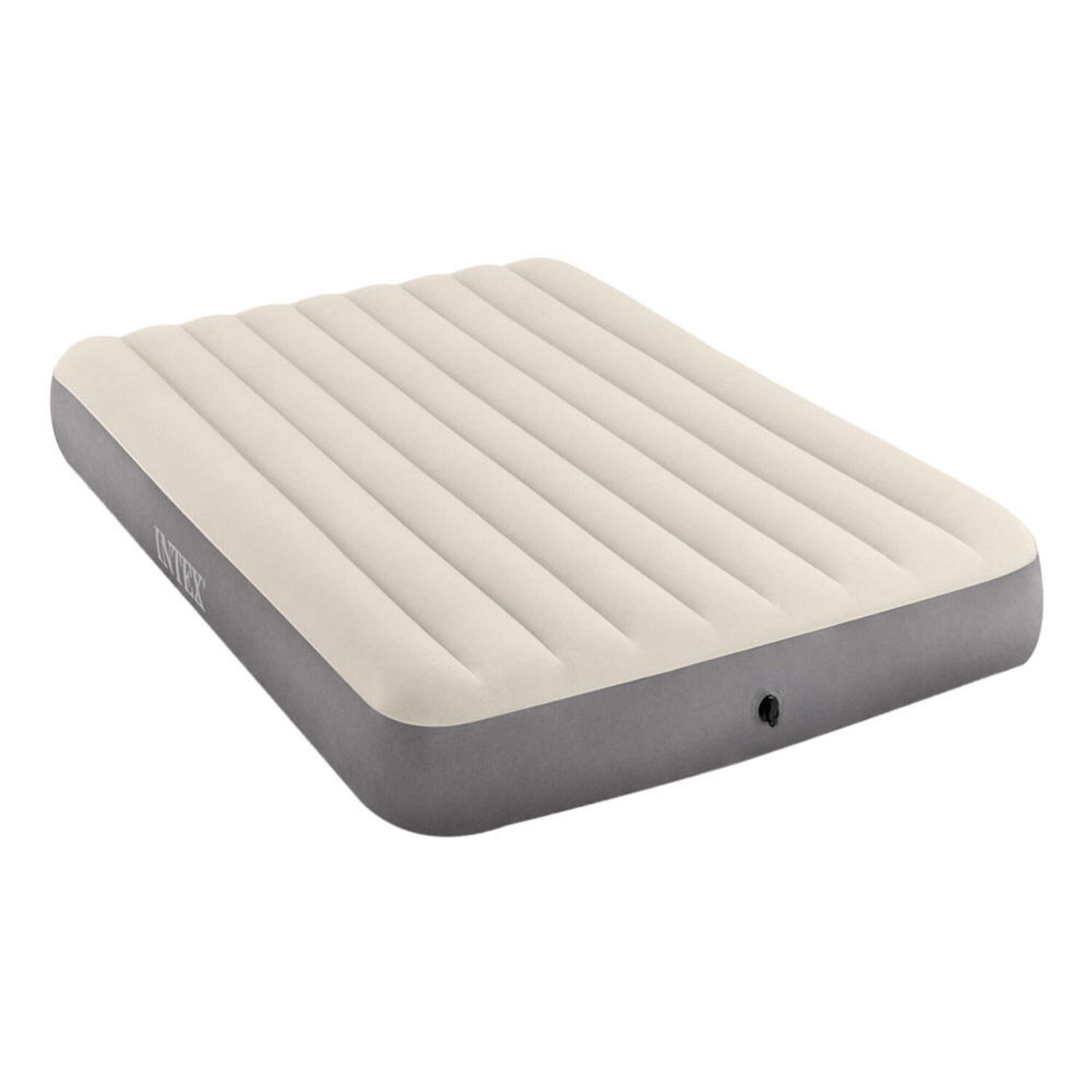 

Надувной матрас Intex Deluxe двухместный 203x152x25 см пвх, бежевый