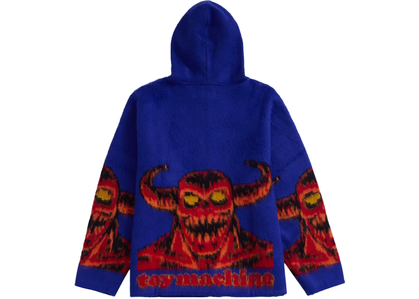 Мужской свитер на молнии с капюшоном с принтом Sweater Supreme, Blue — фото 2
