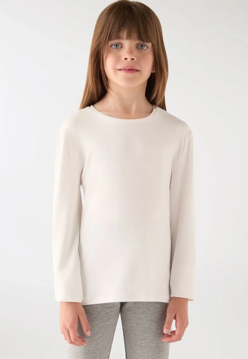 Pack 3 t-shirt a manica lunga tinta unita - long sleeved top Terranova, Rosa — фото 2