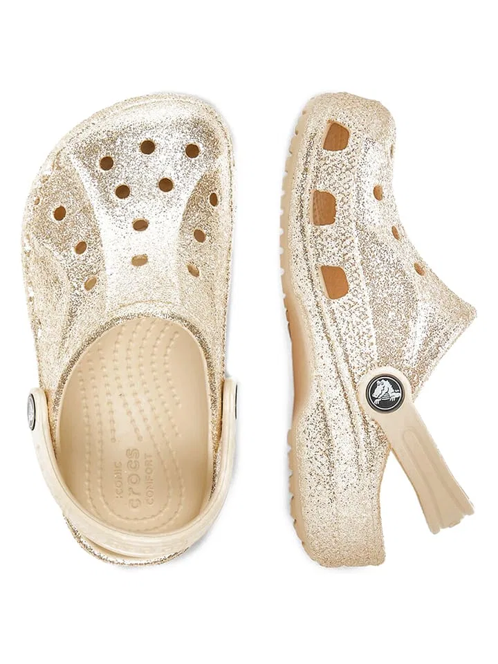 Шлепанцы Baya Crocs, золотой — фото 3