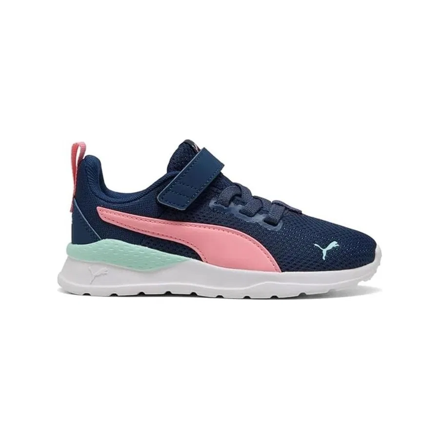 Детские кроссовки с дышащим верхом Anzarun Lite AC+ PS Puma, Темно-синий/Розовый
