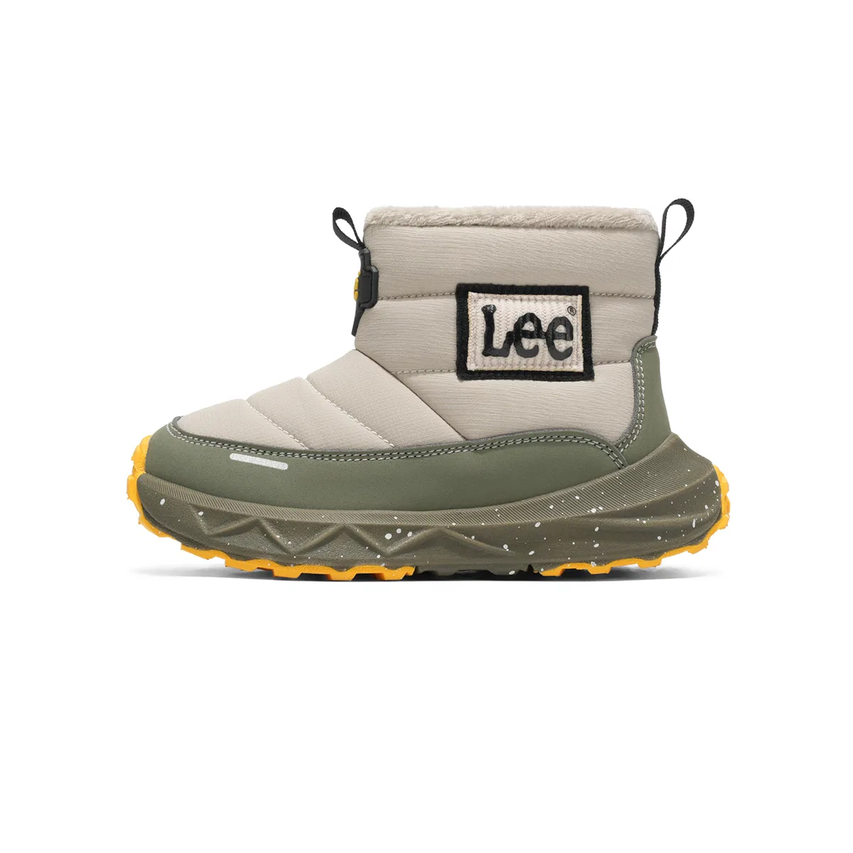 Детские утепленные ботинки с высокой посадкой на платформе с подкладкой Lee, Army Green