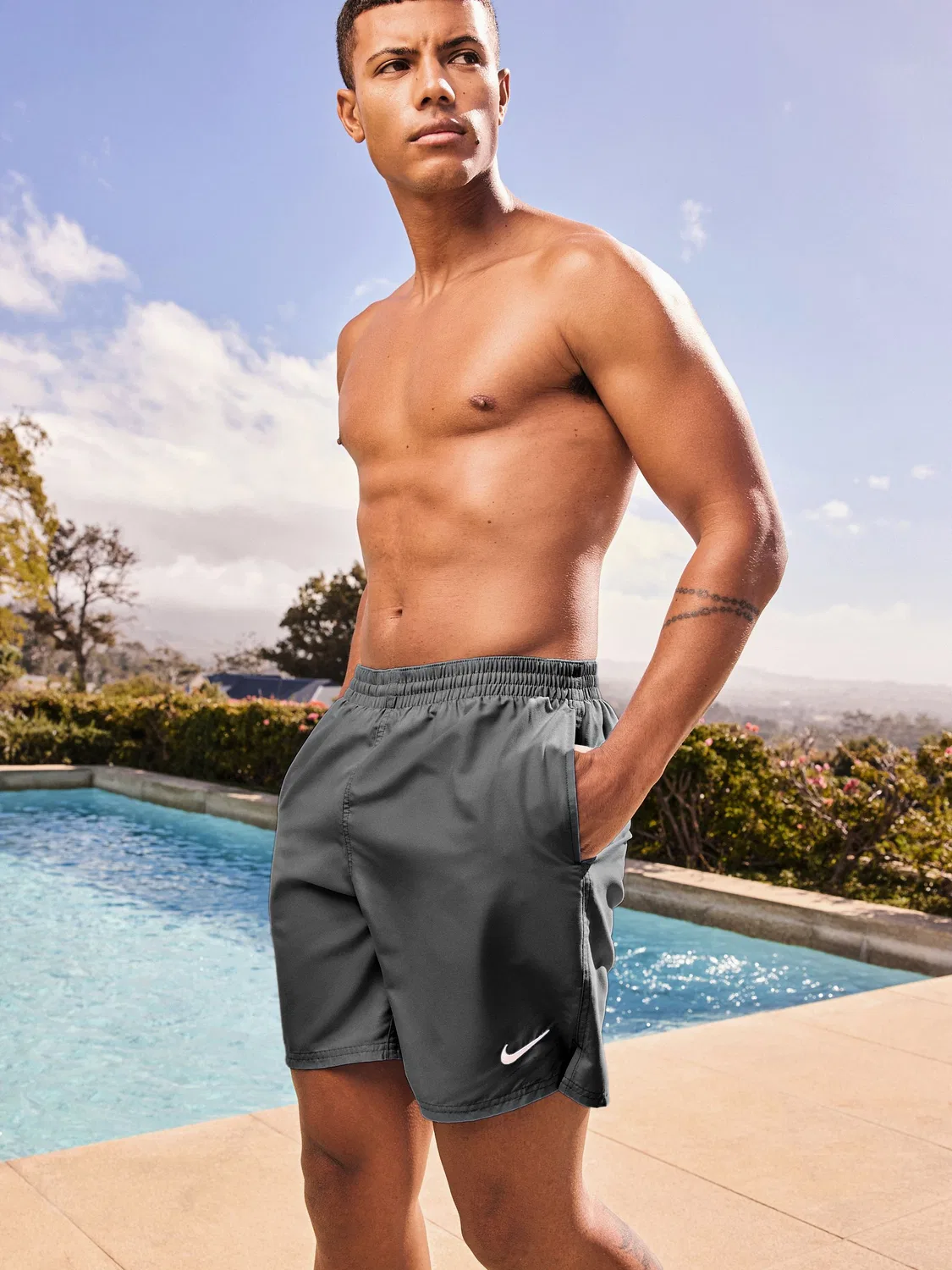 Плавки Essential Volley Nike, серый