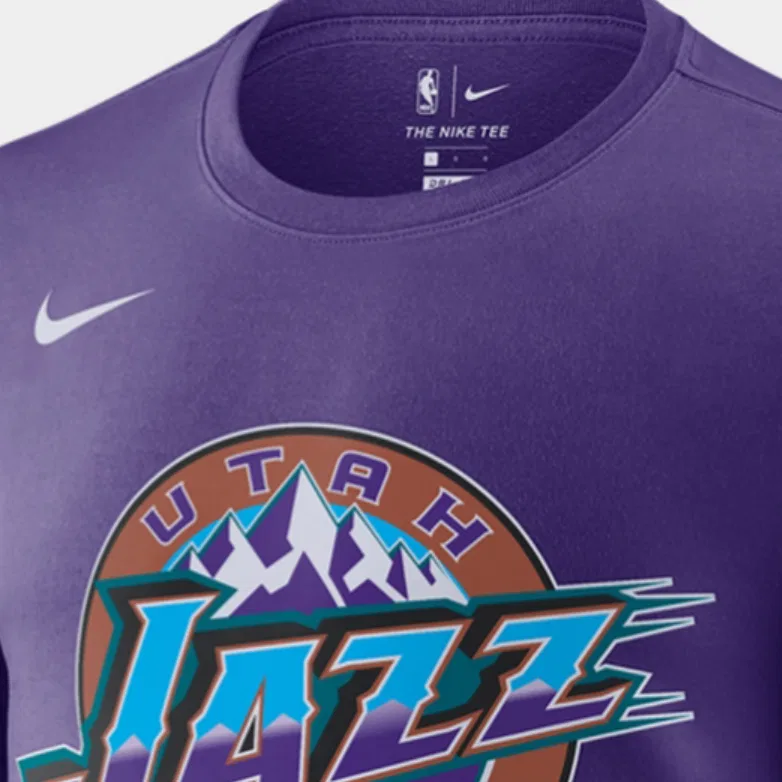 Мужская футболка с принтом Nike NBA Essential, Garden Purple — фото 4