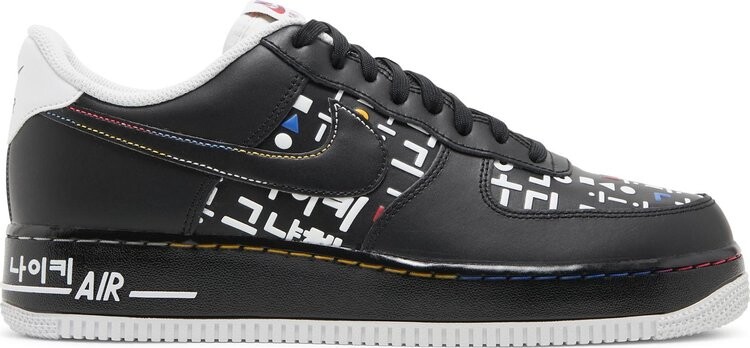 

Кроссовки Nike Air Force 1 Low '07 LV8 'Hangul Day', черный, Черный;серый, Кроссовки Nike Air Force 1 Low '07 LV8 'Hangul Day', черный