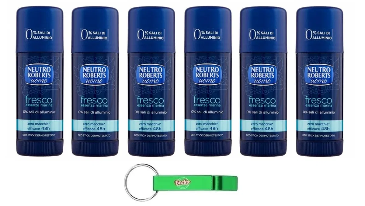 Дезодорант-стик Neutro Roberts Uomo Fresco Sea Essence, 40 мл Beni Culinari
