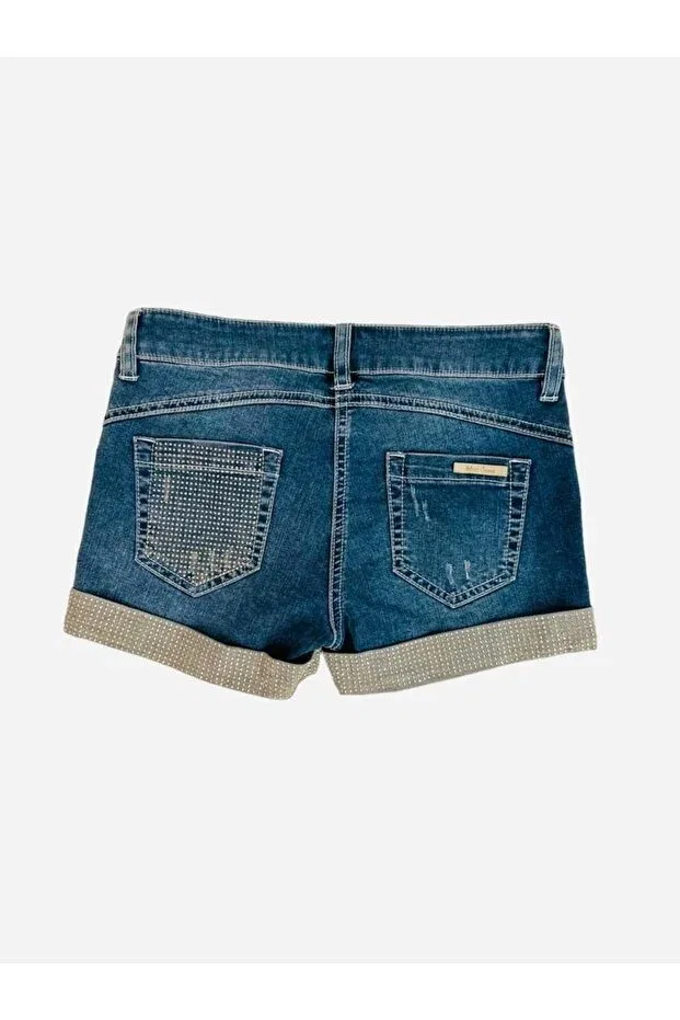 Детские шорты для девочек хлопковые Miss grant shorts Tomstore, Blue — фото 2