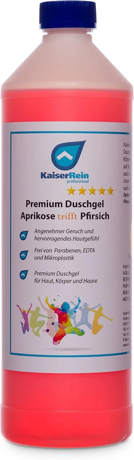 Гель для душа с ароматом абрикоса и персика KaiserRein professional, 1 л