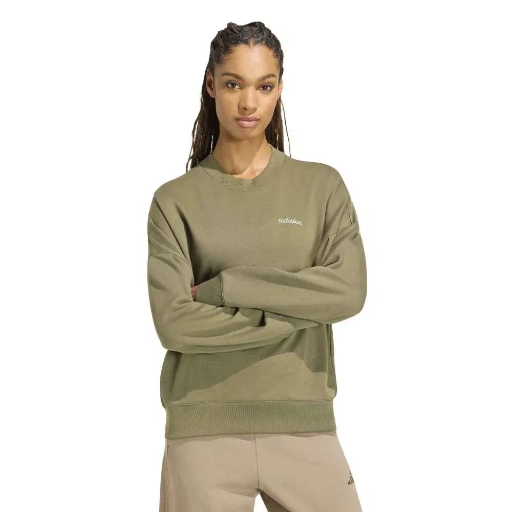 Худи с вышивкой Adidas Seasonal Essentials Colorpop, зеленый